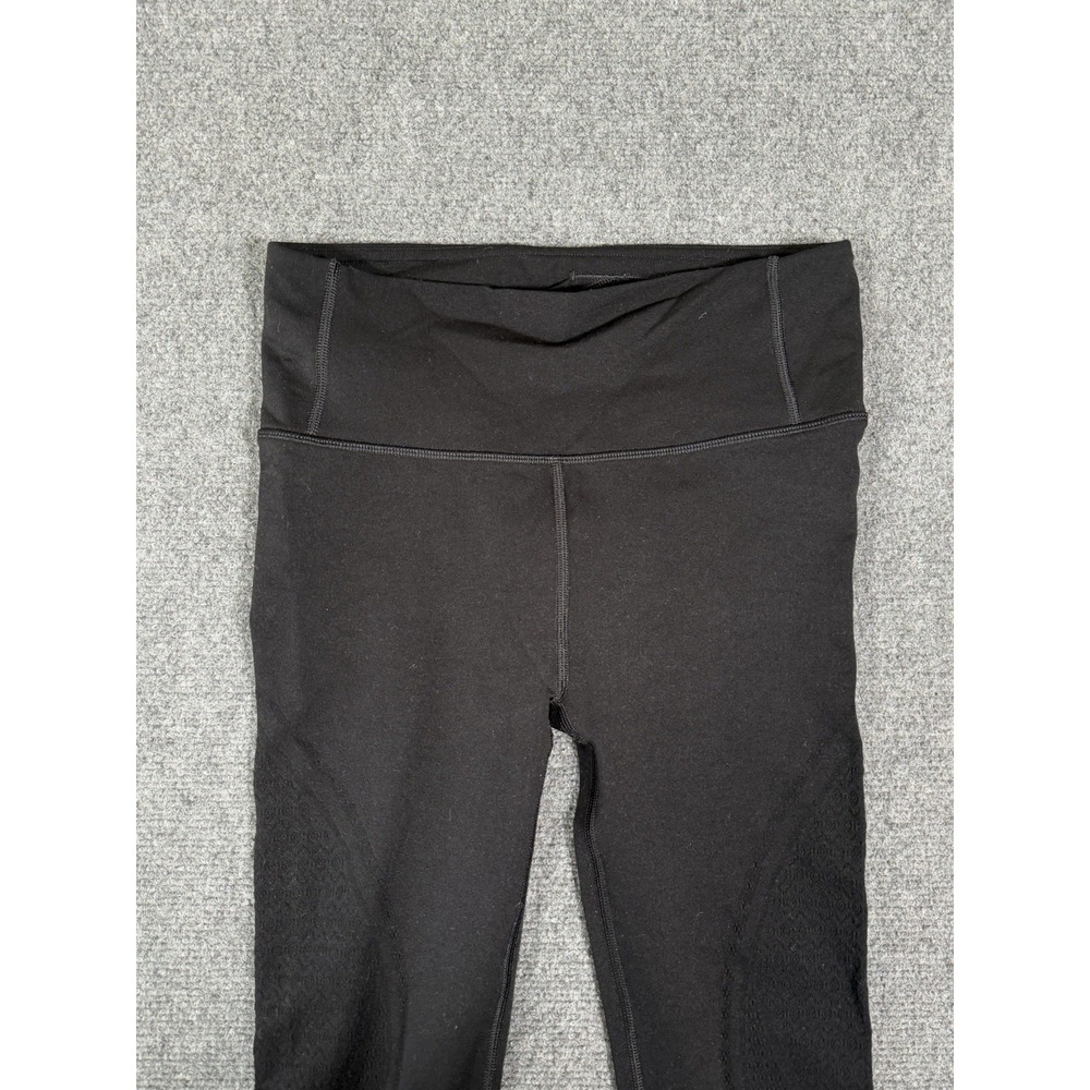 Lululemon Reveal Tight Leggings Womens Size 8 Black Mindful Motion Yoga 28" EUC - Picture 4 of 13